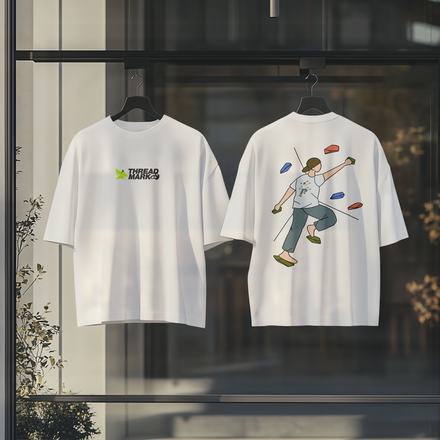 Bouldering Oversized Graphic Tshirt