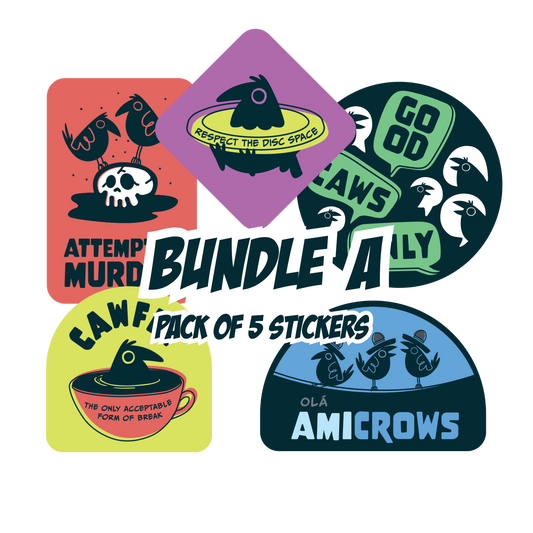 [WBUC] SG CROWS Waterproof Stickers - Bundle A