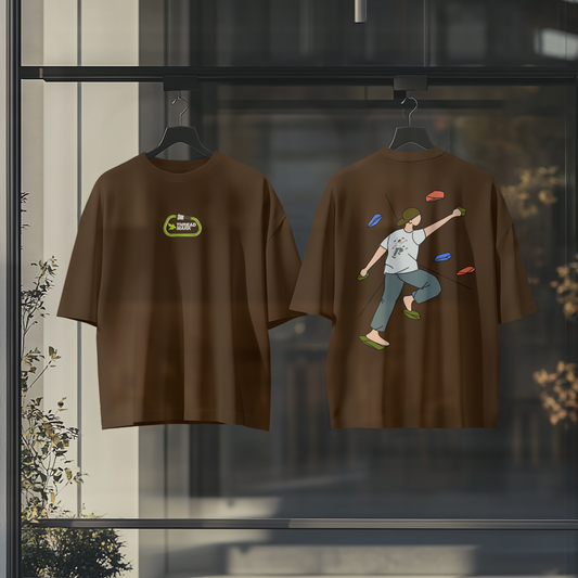 Bouldering Oversized Graphic Tshirt
