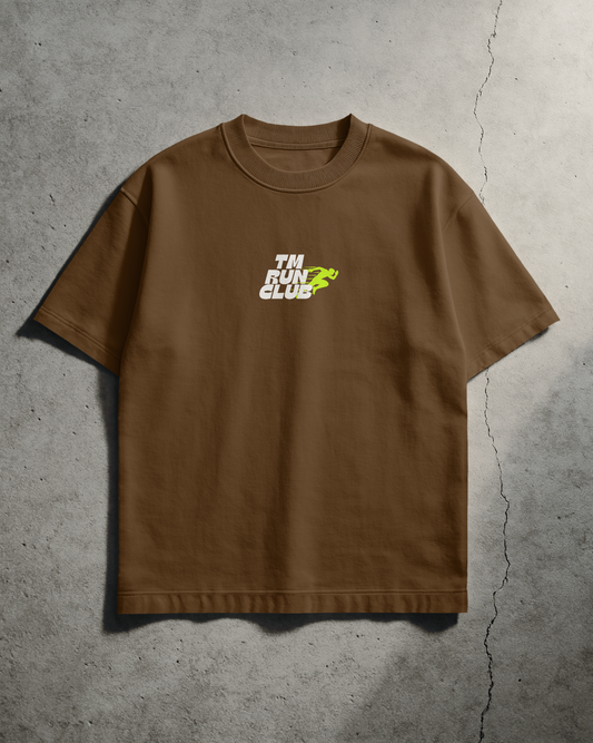 TM RUN CLUB Oversized Graphic Tshirt