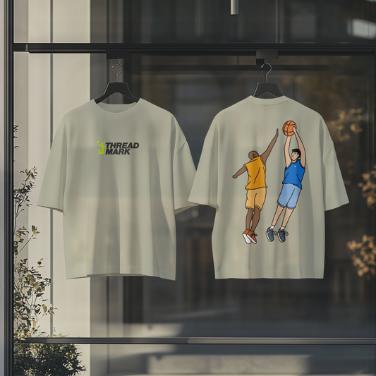 Basketball Oversized Graphic Tshirt
