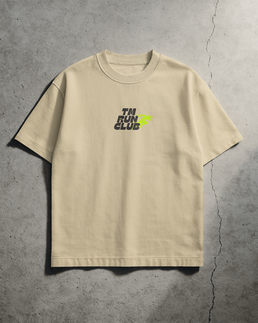 TM RUN CLUB Oversized Graphic Tshirt